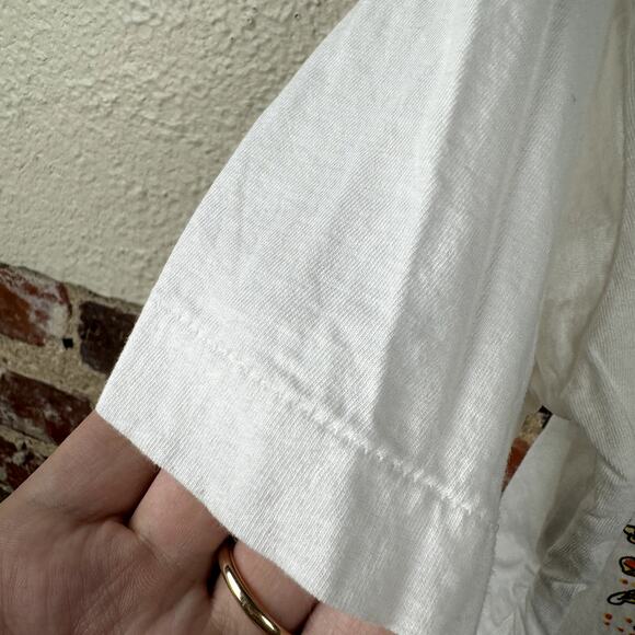 Vintage Bahama Shirt Size Large White Single Stitch Tropical Fish Reef Ocean 90s - Picture 5 of 7